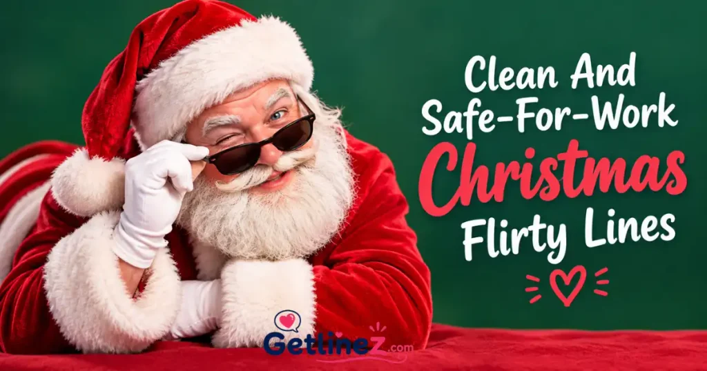 Clean And Safe-For-Work Christmas Flirty Lines