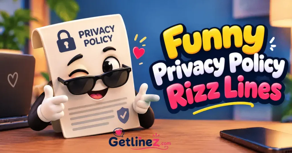 Funny Privacy Policy Rizz Lines