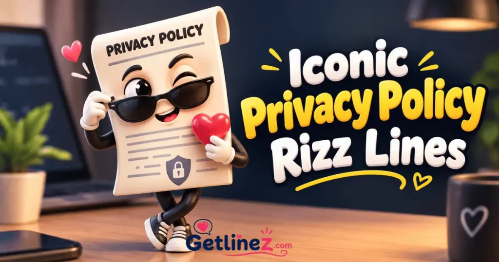 Iconic Privacy Policy Rizz Lines