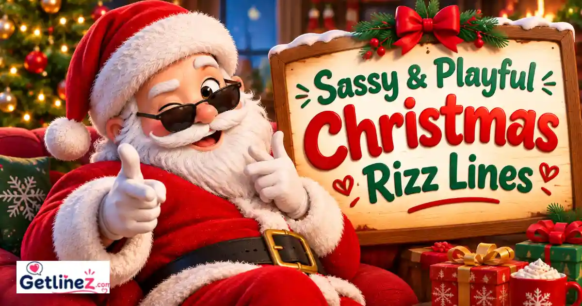 Sassy And Playful Christmas Rizz Lines