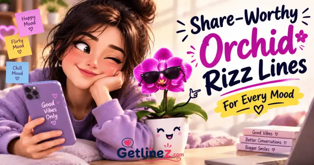 Share-Worthy Orchid Rizz Lines For Every Mood