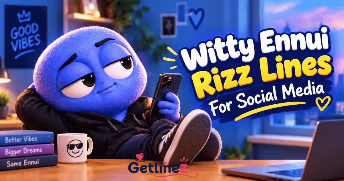 Witty Ennui Rizz Lines For Social Media