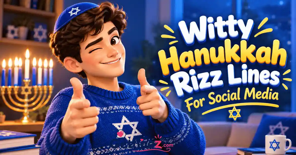 Witty Hanukkah Rizz Lines For Social Media