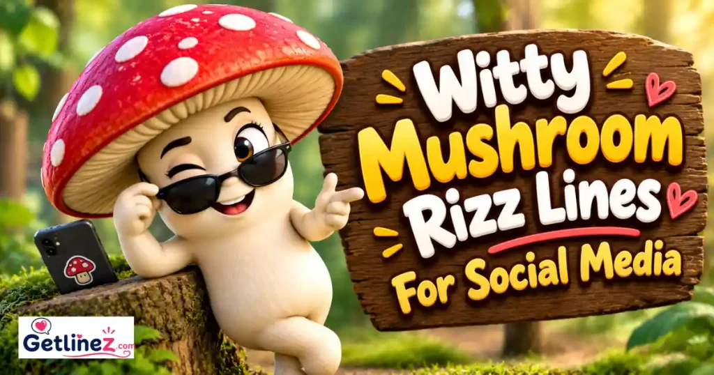 Witty Mushroom Rizz Lines For Social Media