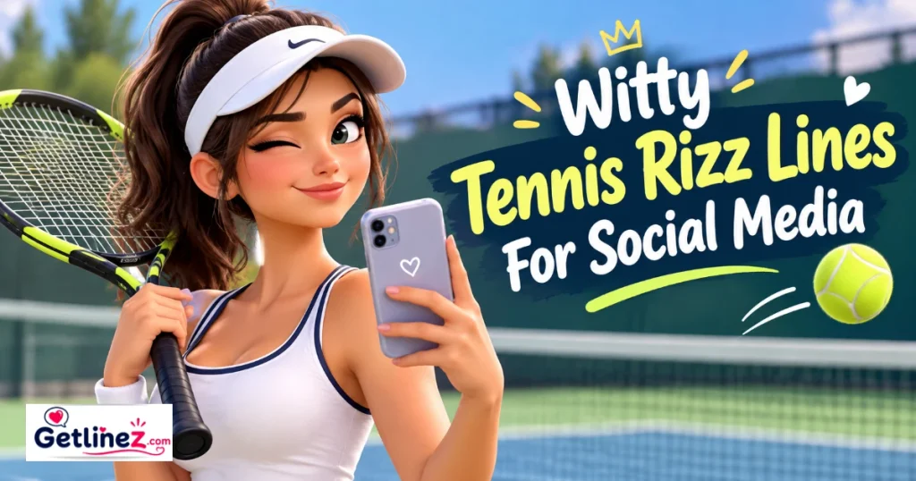 Witty Tennis Rizz Lines For Social Media