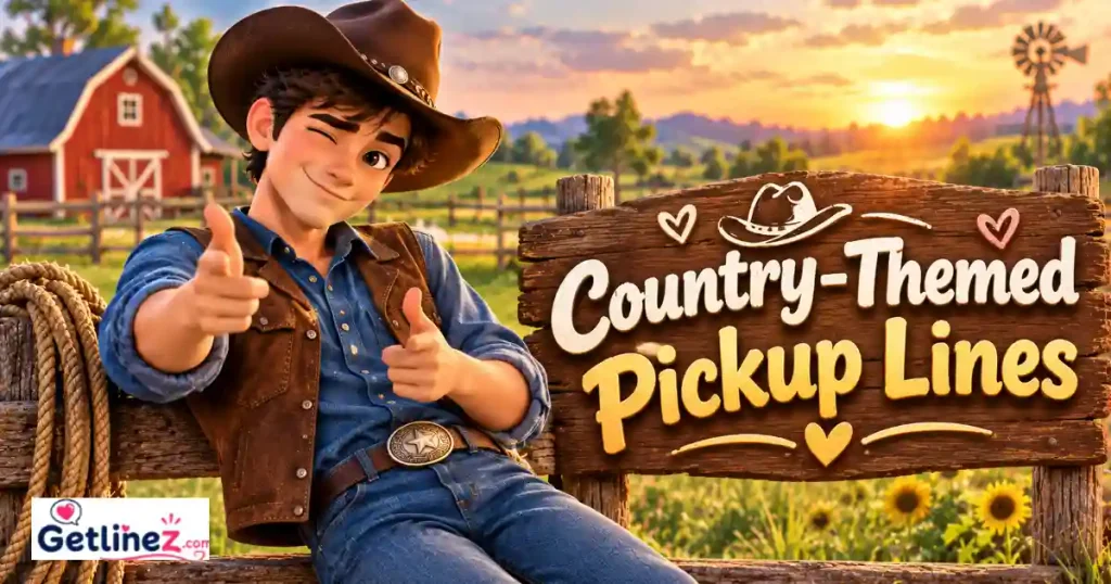 Country Themed Pickup Lines