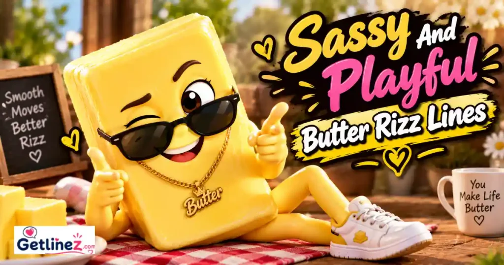 Sassy And Playful Butter Rizz Lines