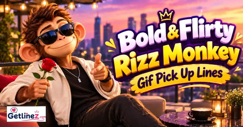 Bold And Flirty Rizz Monkey Gif Pick Up Lines