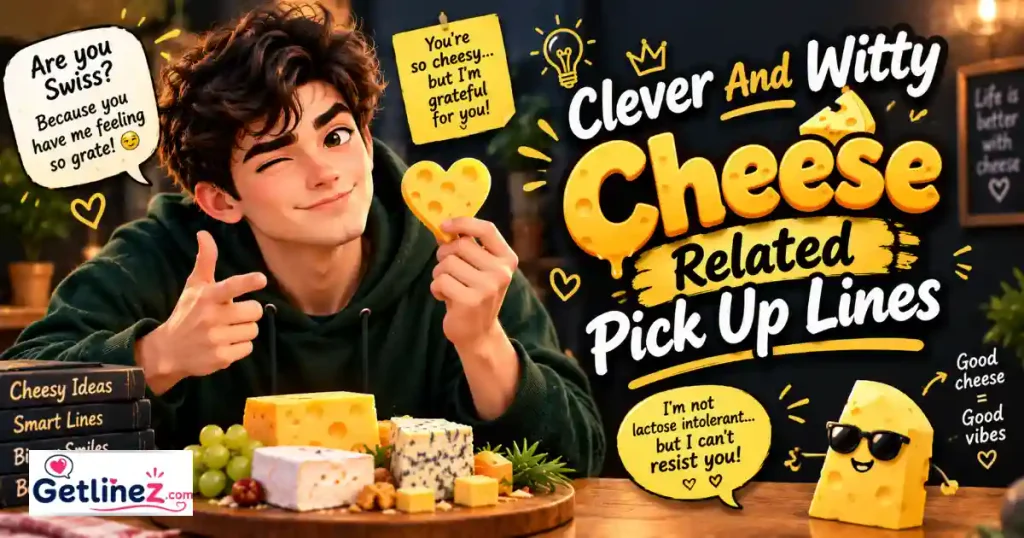 Clever And Witty Cheese Related Pick Up Lines