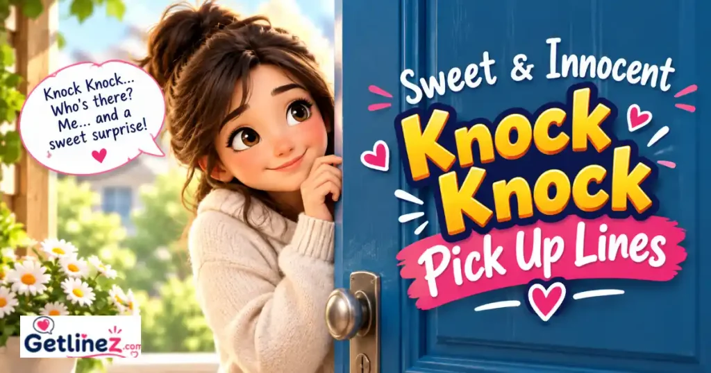 Sweet And Innocent Knock Knock Pick Up Lines